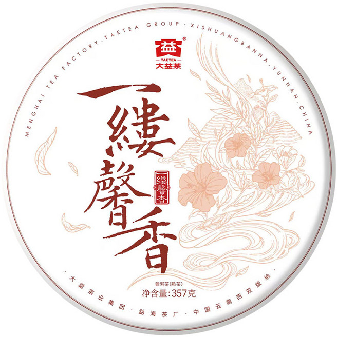 대익차 보이차 일루형향, 357g, 1개, 1개입