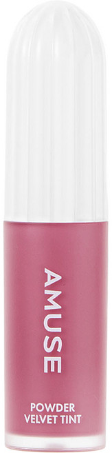 AMUSE 파우더 벨벳 틴트, 06 장미 앵두, 1개