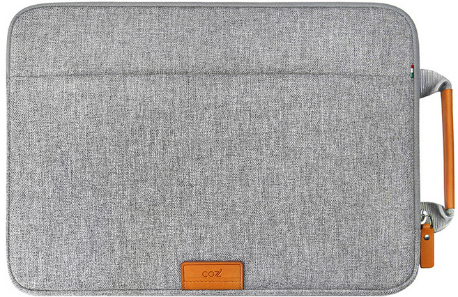 COZi Stand Brief 13吋 4合1支架電腦包 適用於MacBook Air/Pro/iPad Pro 防潑水 防撞 吸震和防刮功能, 迷霧灰, 1個