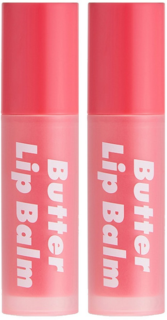 언파 부비부비 버터 립밤, 2개, 무색/무향, 3.8g