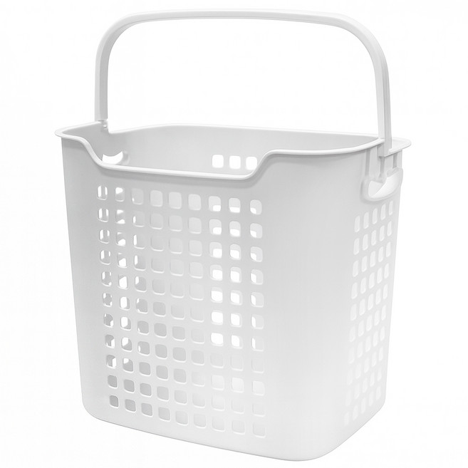 코멧 홈 손잡이가 있는 다용도 대용량 빨래바구니, 아이보리