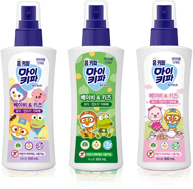 홈키파 마이키파 베이비 앤 키즈 미스트, 100ml, 3개 - 쿠팡