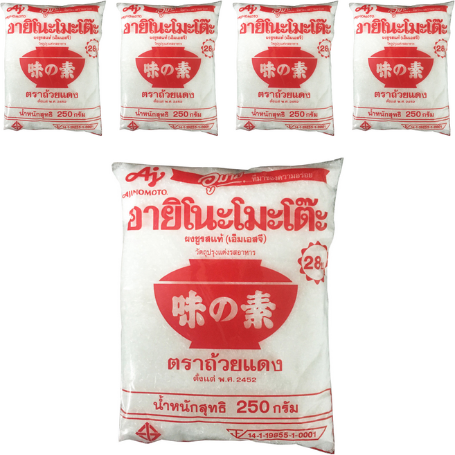 아지노모토 L 글루탐산나트륨 조미료, 250g, 5개