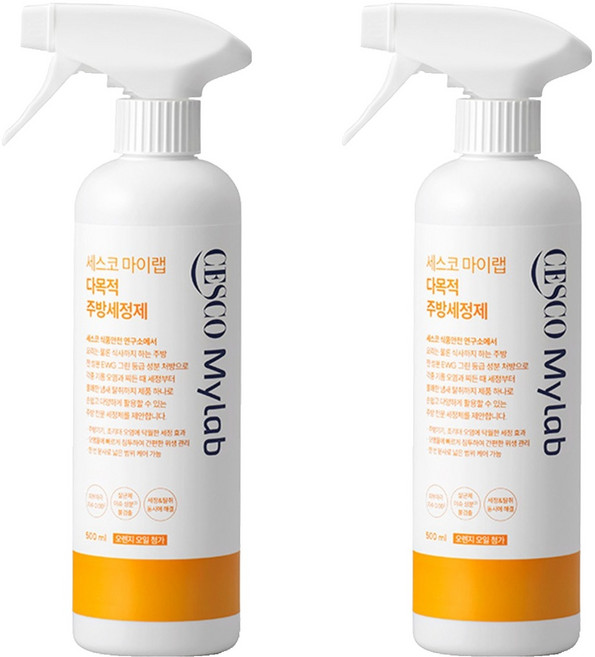 세스코마이랩 다목적 주방세정제, 500ml, 2개