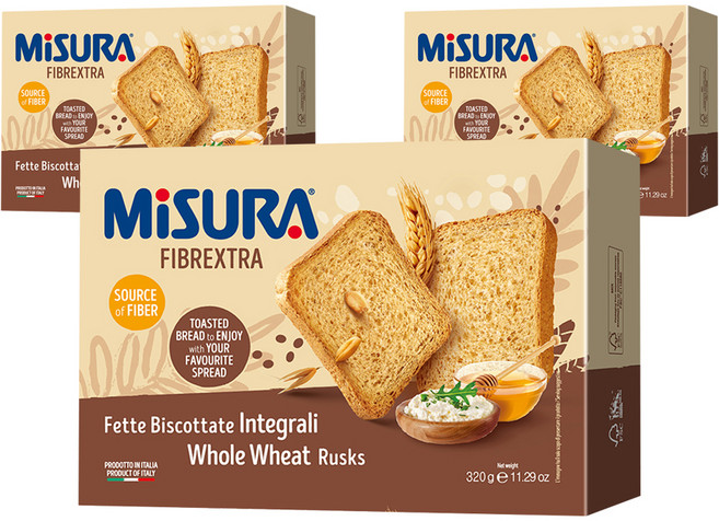 미주라 토스트비스켓, 320g, 3개