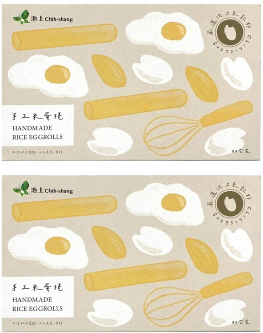池上鄉農會 手工米蛋捲, 80g, 2盒