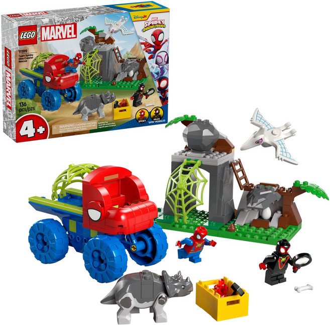 LEGO 11199 SH-Team Spidey 恐龍爬行者救援6, 1盒