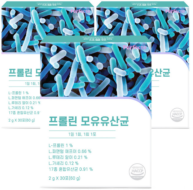 퍼펙토 프롤린 모유유산균, 3개, 60g