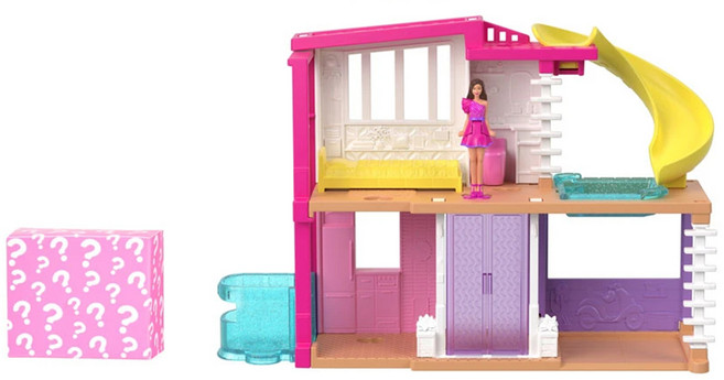 Barbie 芭比 芭比與度假小屋系列 迷你芭比樂園, 1組, 多色 - 款式隨機