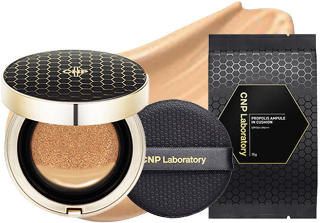 CNP차앤박 프로폴리스 앰플 인 쿠션 파운데이션 15g + 리필 15g 세트, 23호, 1개