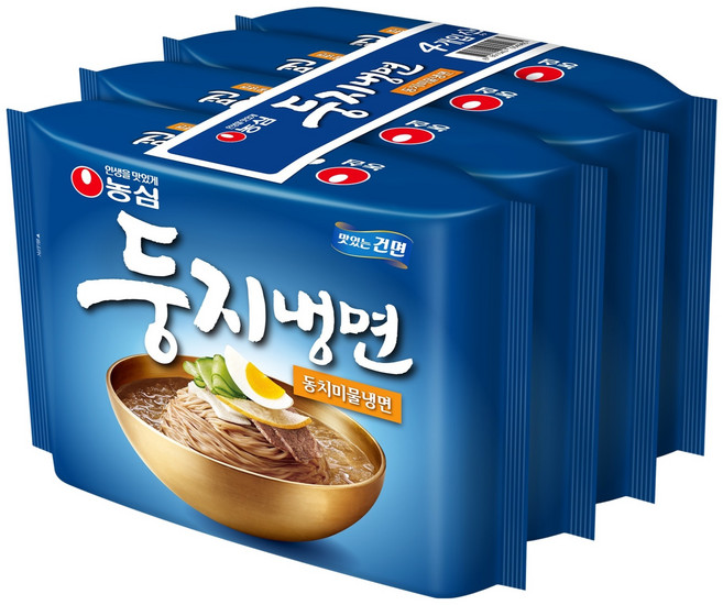 둥지냉면 동치미 물냉면 161g, 4개