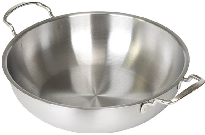 키친아트 인덕션 스뎅 높은 전골냄비, 20cm, 실버, 1개