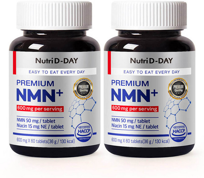 Nutri D-DAY PREMIUM NMN+ 60粒, 36g, 2個