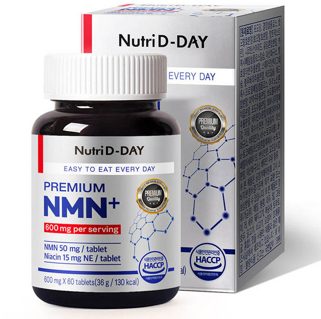 Nutri D-DAY PREMIUM NMN+ 60粒, 36g, 1個