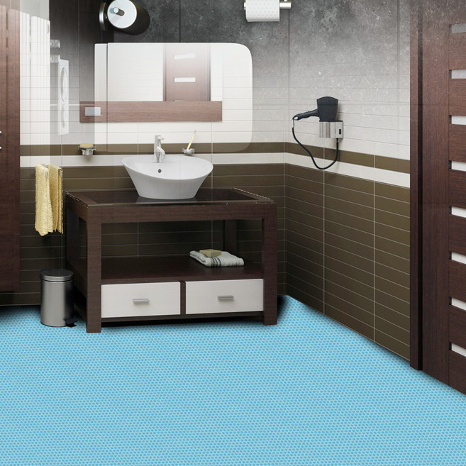 코지매트 미끄럼방지매트, 스카이블루, 1개