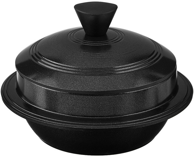 코멧 인덕션 가마솥, 블랙, 1개, 18cm