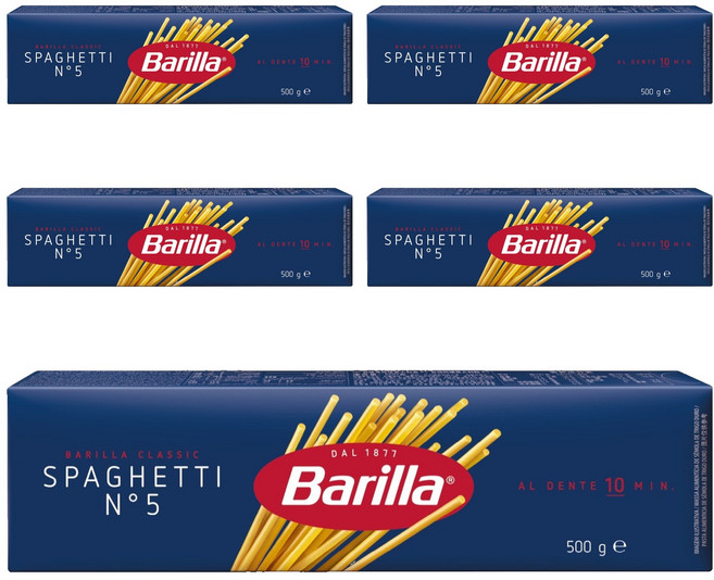 Barilla 百味來 義大利直麵, 5個, 500g