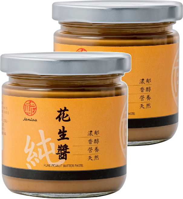 真老 純本產花生醬, 200g, 2罐