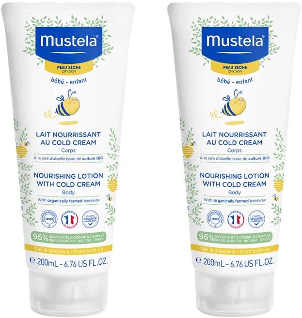 무스텔라 너리싱 로션 위드 콜드크림, 200ml, 2개 - 쿠팡