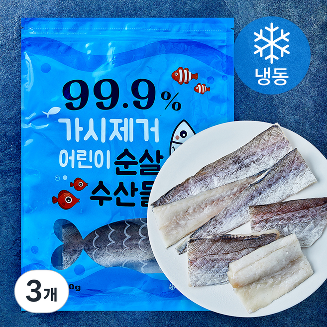 가시제거 어린이 순살 코다리 (냉동), 3개, 400g