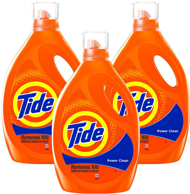 Tide 汰漬 Power深層清潔洗衣精, 3L, 3瓶