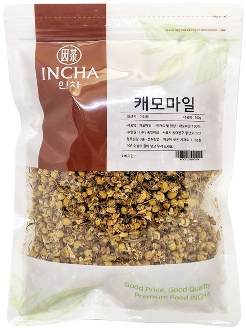 인차 캐모마일 꽃차 허브, 100g, 1개, 1개입 - 쿠팡