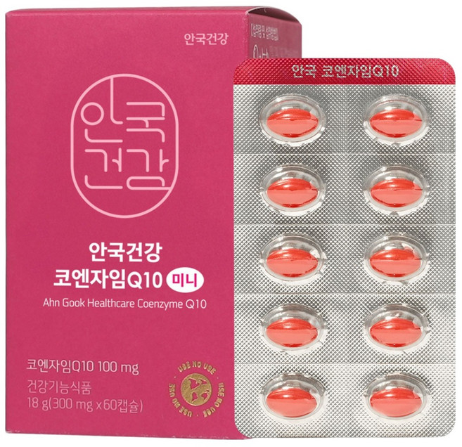 AG HEALTH 輔酶Q10 迷你, 60錠, 1個