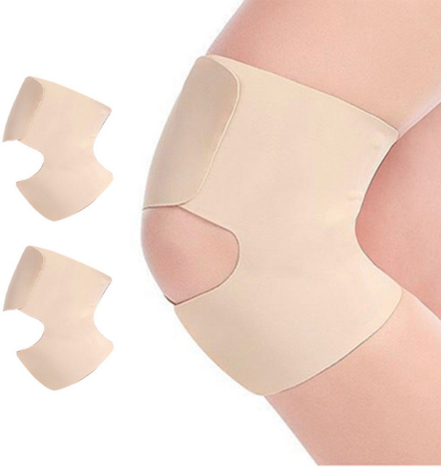 헨센 초슬림 슬개골 무릎보호대, 베이지, 2개
