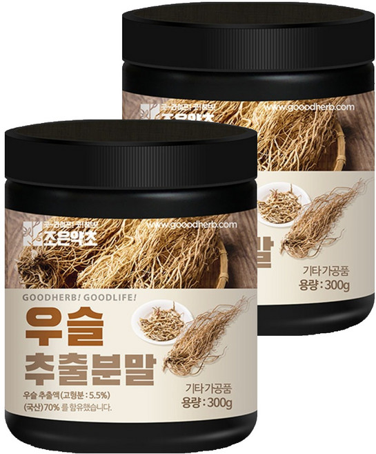 조은약초 우슬 추출 분말, 300g, 2개