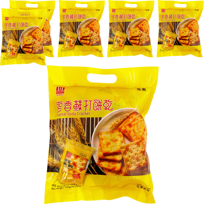 安堡 麥香蘇打餅乾, 300g, 6袋
