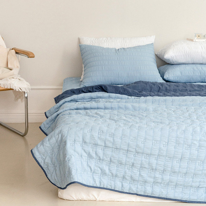 더자리 마일드셔플 리버시블 스프레드, 믹스마일드블루