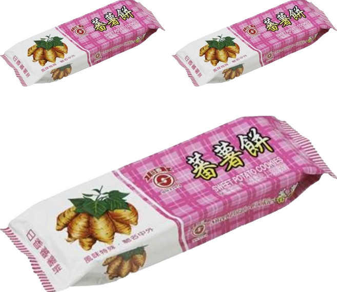 日香 蕃薯餅, 90g, 3包