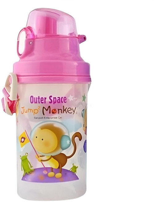 跳跳猴太空直喝水杯壺, 跳跳猴太空, 500ml, 1個