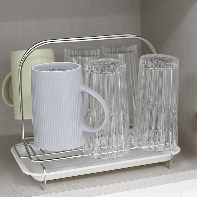 스텐팩토리 M형 컵걸이, 혼합 색상, 1개