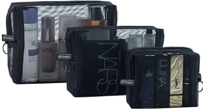 ROJI 사각 메쉬파우치 3종세트