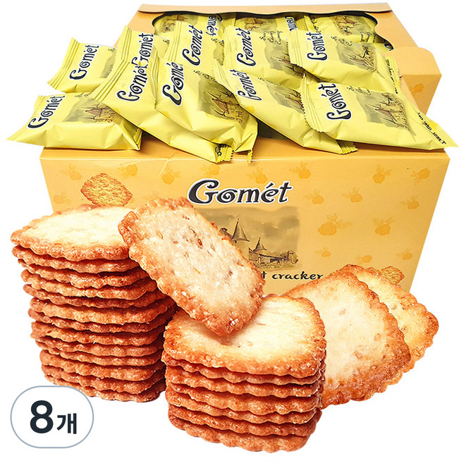 고멧 참깨 코코넛 크래커, 520g, 8개