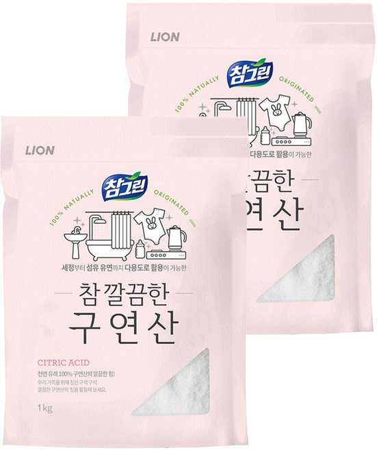 Chamgreen 檸檬酸粉, 1kg, 2包