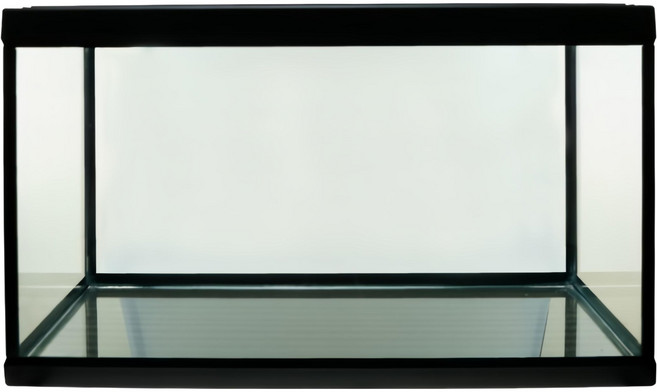 AQUAFUN 水之樂 黑金缸 玻璃缸, 黑色 + 透明色, 1個