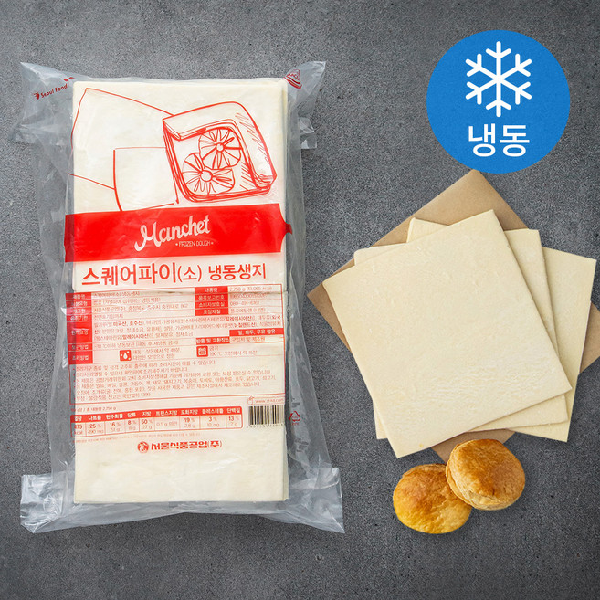 맨치트 스퀘어 파이 소 생지 (냉동), 110g, 25개입, 1개