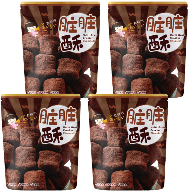 一口田 髒髒酥, 100g, 4包