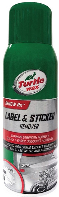 Turtle Wax 美國龜牌 標籤貼紙去除劑, 284g, 1瓶