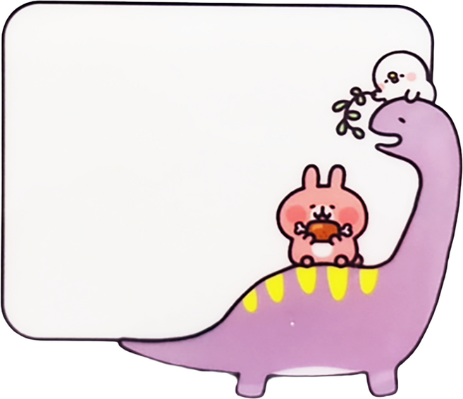 Dung Jin 敦景 卡娜赫拉的小動物 MEMO立牌 恐龍紫, 1入