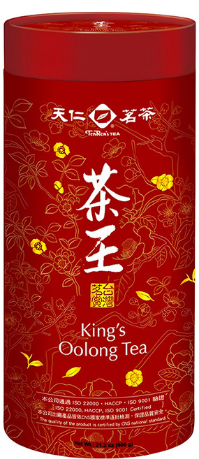 天仁茗茶 台灣茗賞茶王, 300g, 2包, 1罐