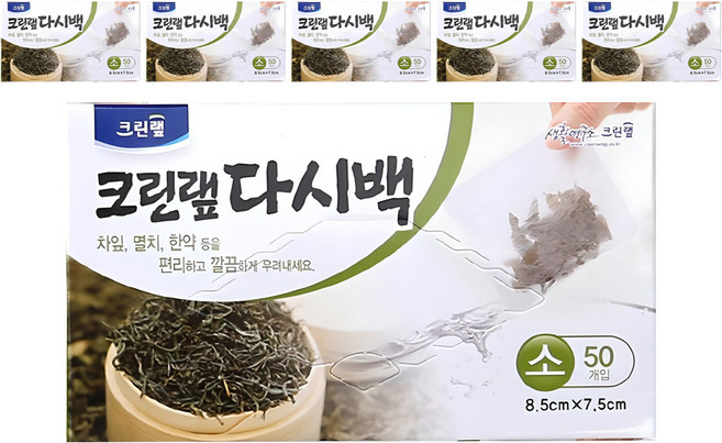 크린랩 다시백, 소(S), 50개입, 6개