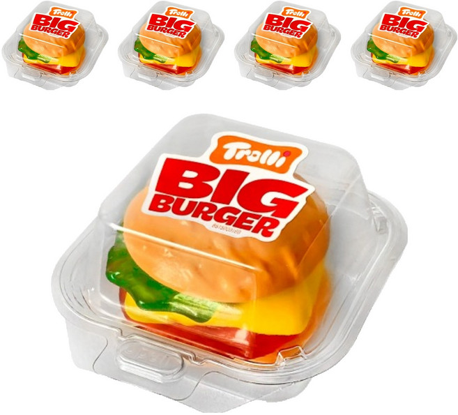 트롤리 XXL 버거 젤리, 50g, 5개