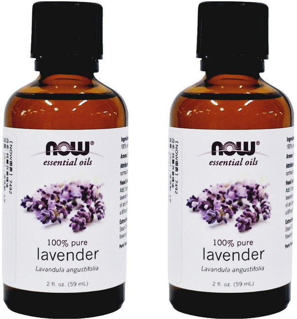 NOW Foods 薰衣草精油, 2oz, 2瓶