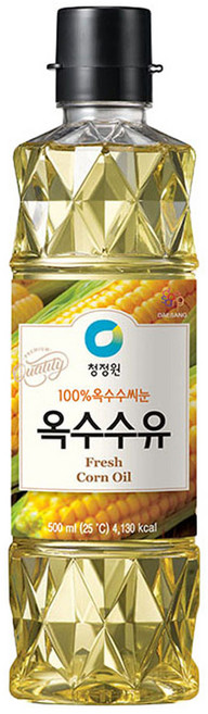 청정원 옥수수유, 500ml, 1개
