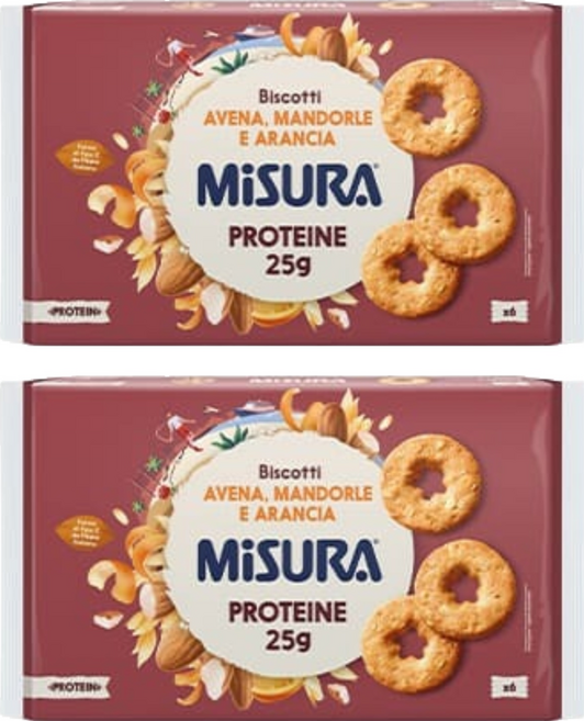 미주라 프로틴 아몬드 비스켓, 260g, 2개