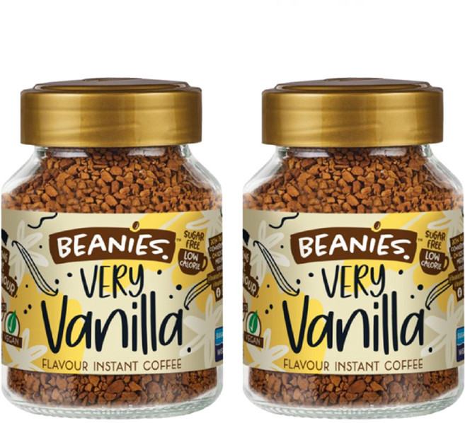 BEANIES 即溶咖啡 香草風味, 50g, 1入, 2罐