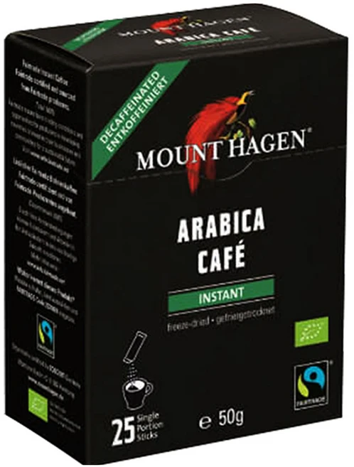 마운트하겐 유기농 디카페인 스틱 커피, 2g, 25개입, 1개 - 쿠팡